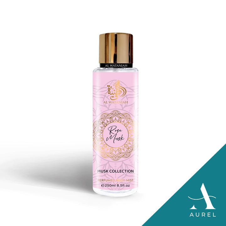 Al Wataniah Rose Musk Body Mist (250ml)