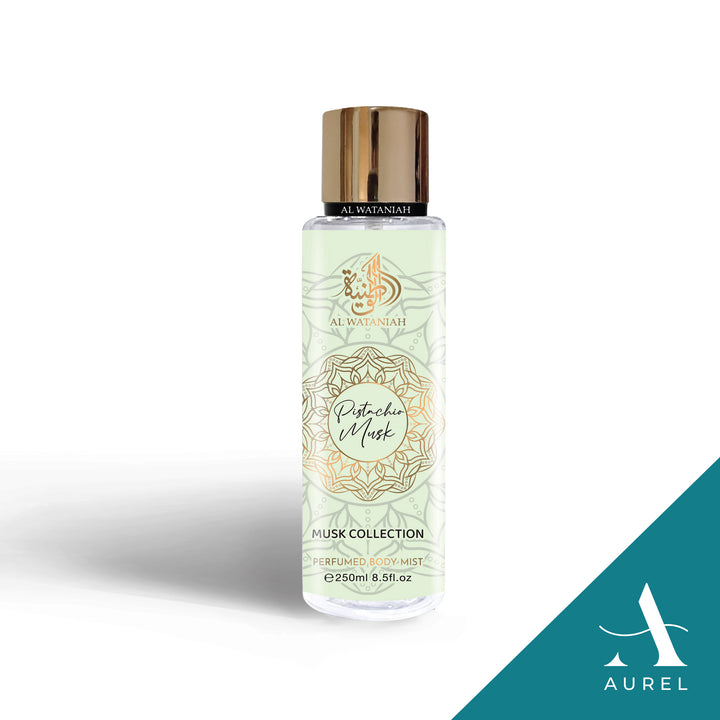 Al Wataniah Pistachio Musk Body Mist (250ml)