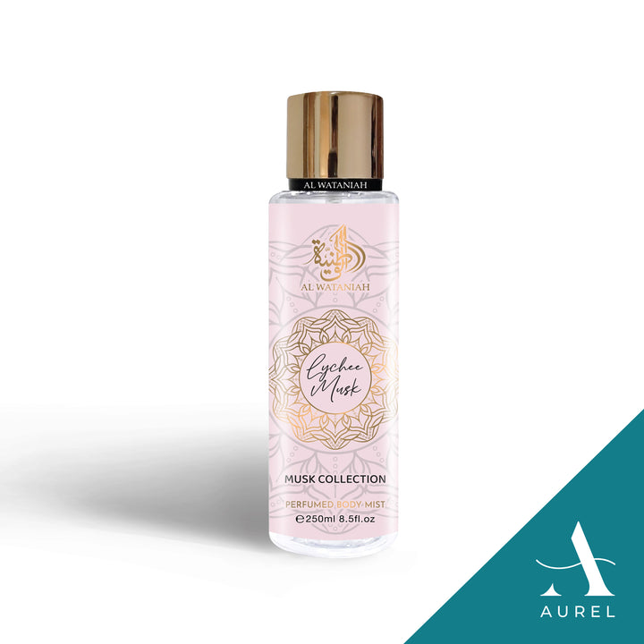 Al Wataniah Lychee Musk Body Mist (250ml)