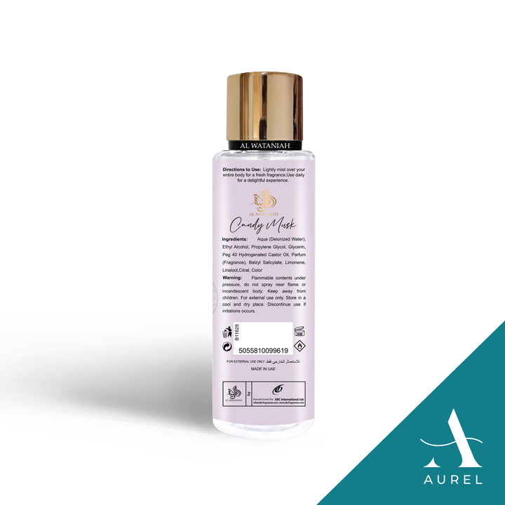 Al Wataniah 糖果麝香身体喷雾 (250ml)